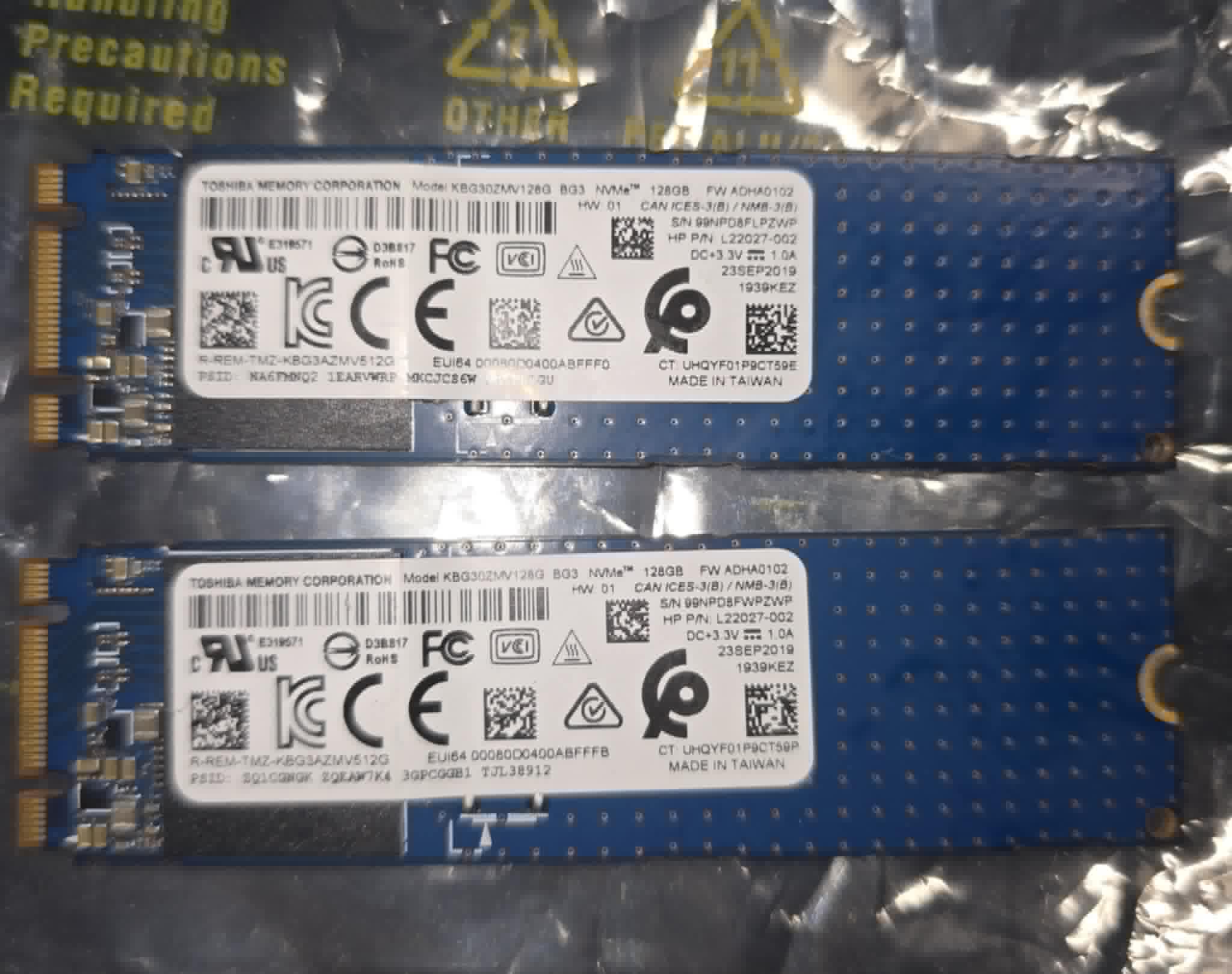 Toshiba 128GB SATA M.2 SSD Solid State Drive