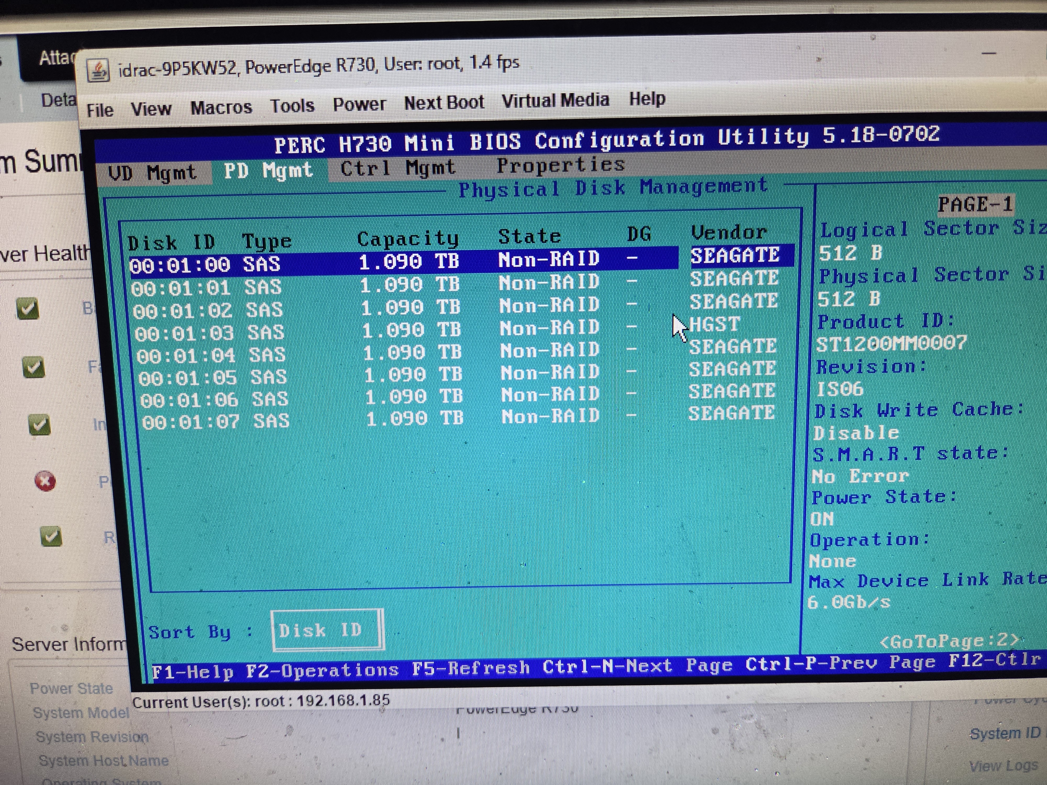 Poweredge Server R730 32GB RAM / CPU E5-2640 V4 x2 / 8x1.2tb SAS / 10GB Fiber SFP+ NIC / IDRAC8