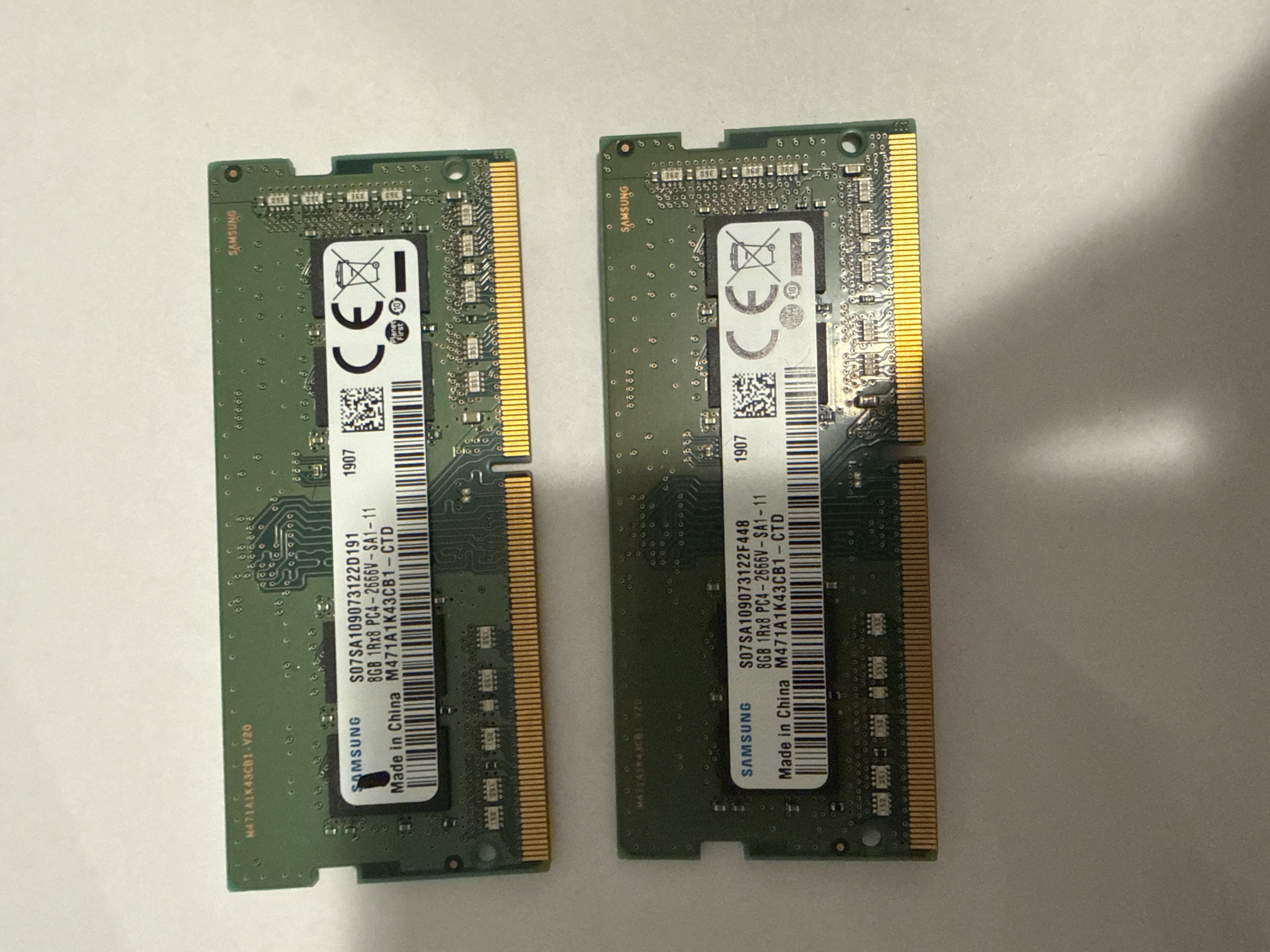 Samsung 2x8gb LDDR4 Laptop Kit